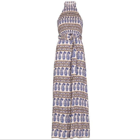 BOTEH Lazuli shirred halterneck jumpsuit romper size 1 - Picture 2 of 14